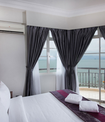 Two-Bedroom Deluxe Apartment - Sea View from Bedroom