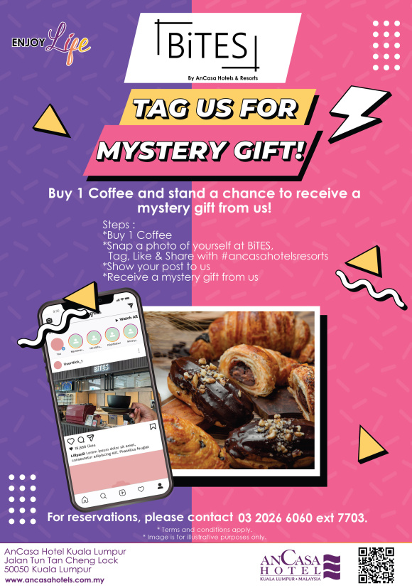 Tag us for a mystery gift